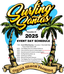 2025 Surfing Santas Schedule